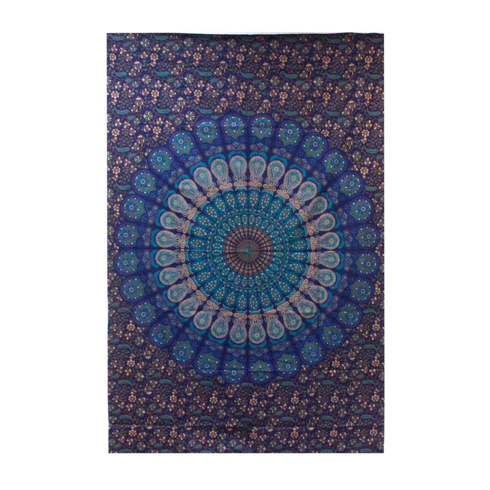 Double Cotton Bedspread + Wall Hanging - Classic Mandala - Image 2