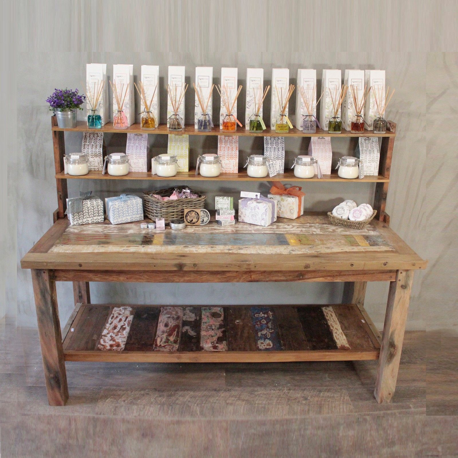 A&C 2.2m Standard Table with top shelf - Image 2