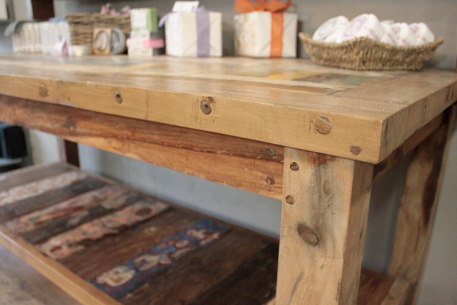 A&C 2.2m Standard Table with top shelf - Image 5