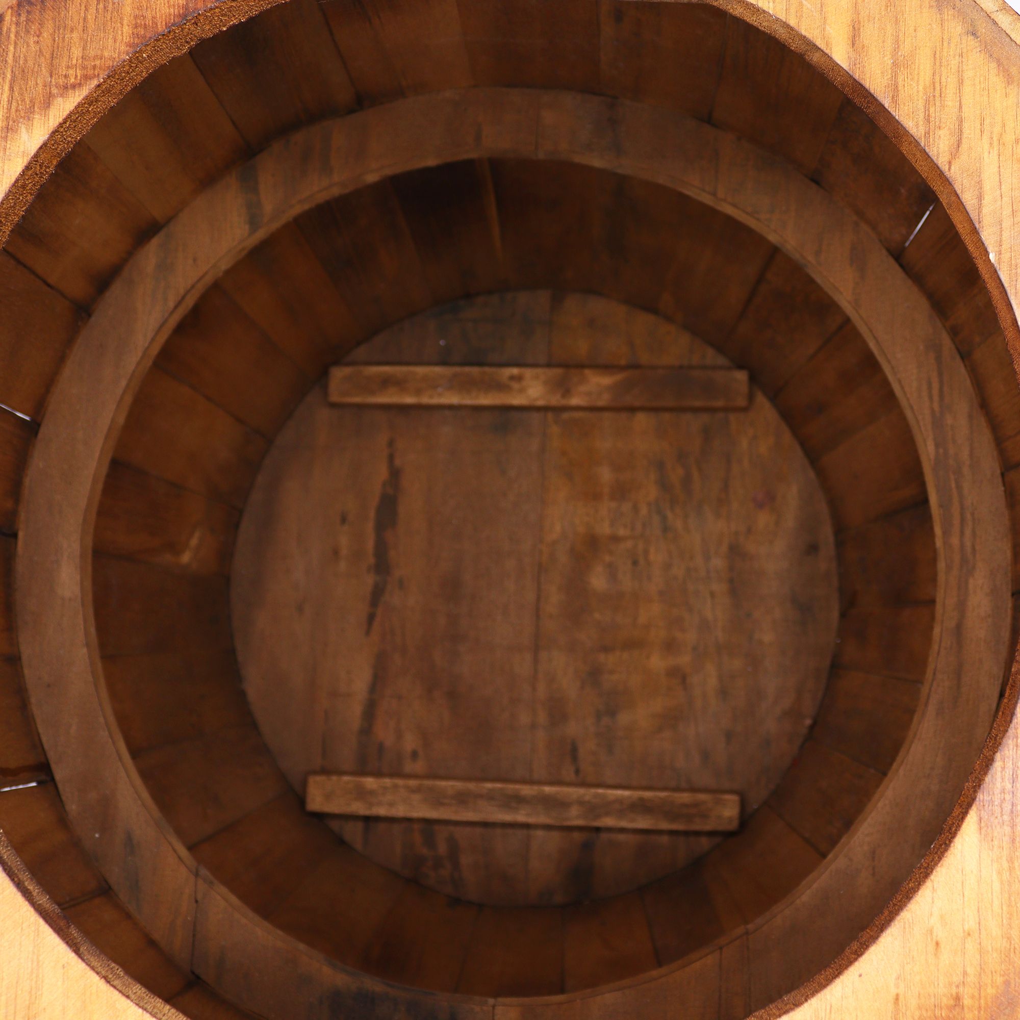 Beer Barrel Table – Natural Wood 60 x 48.5 cm - Image 2