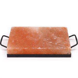Decorative Himalayan Salt BBQ Cooking plate - 30x20x5cm