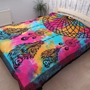 Double Cotton Bedspread + Wall Hanging - Dreamchatcher