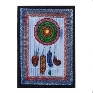 Decorative Hand brushed Cotton Wall Art -Dreamcatcher