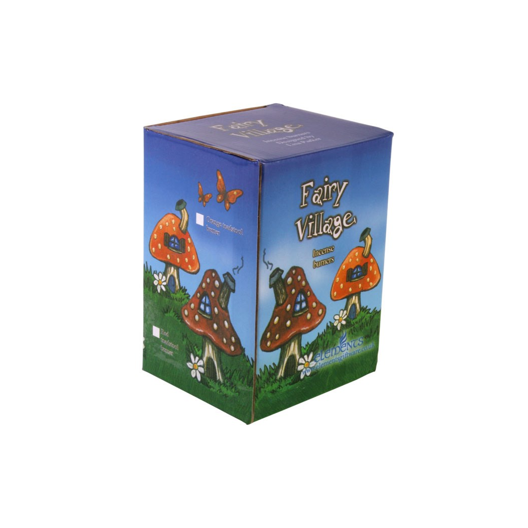 Orange Smoking Toadstool Incense Cone Holder - Image 2