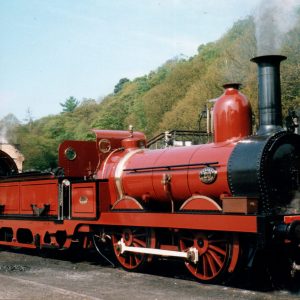 Furness Railway Loco at Haverthwaite 1998, photo print, various sizes.