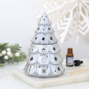 Silver Fir Tree Ceramic Oil Burner