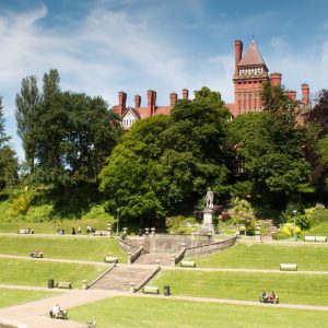 The Park Hotel and Miller Park, Preston Lancashire 2020, photo print, various sizes. Glossy Photo Borderless. Exclusive photos by G Whittaker MA.