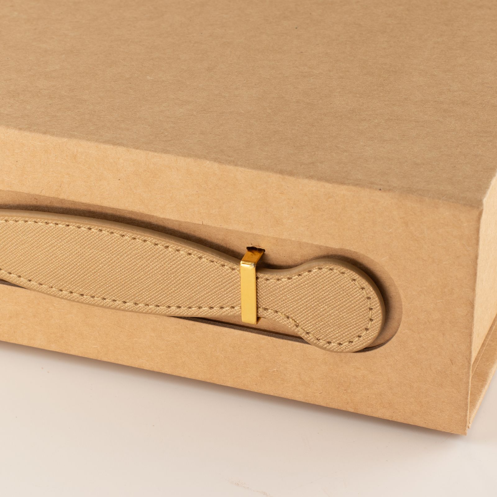 Flat Pack Gift Box - Med Hamper (24x18.2x8cm) - Brown Craft - Image 4