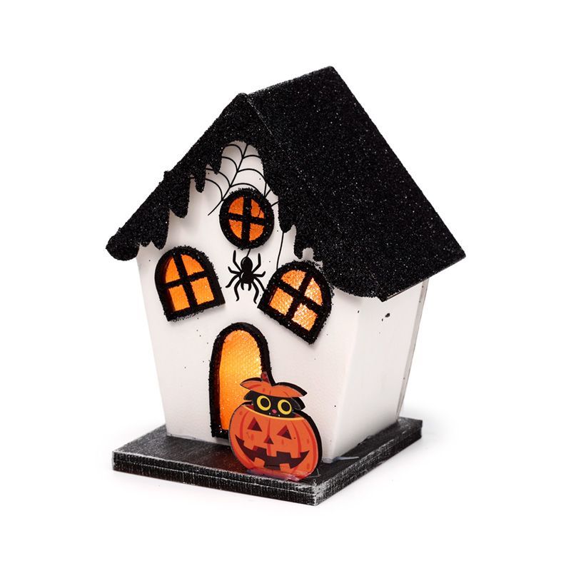 Spooky Spider House Halloween LED Decoration - Image 6